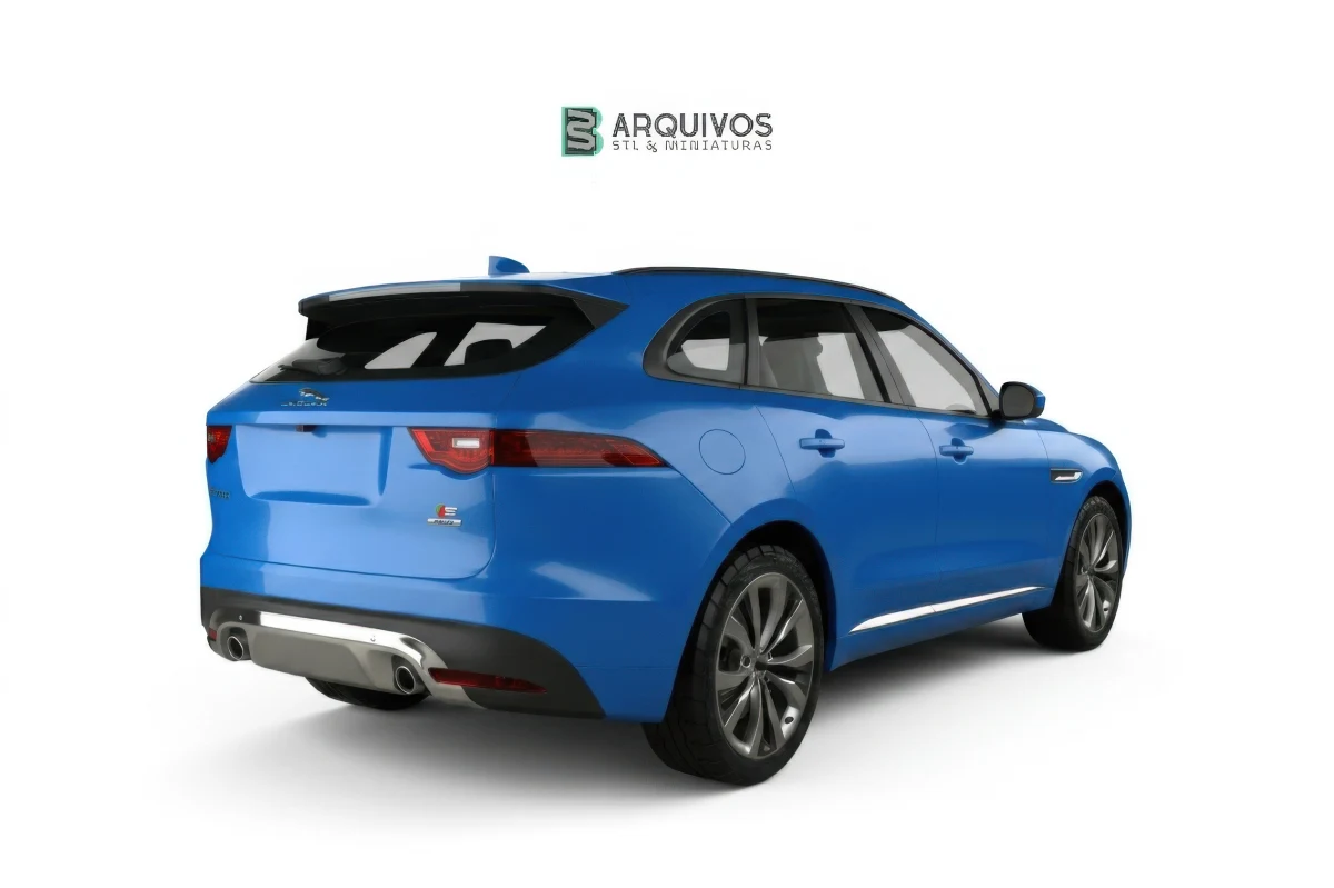 Modelo 3D STL - Jaguar F-Pace S 2020 — foto 4